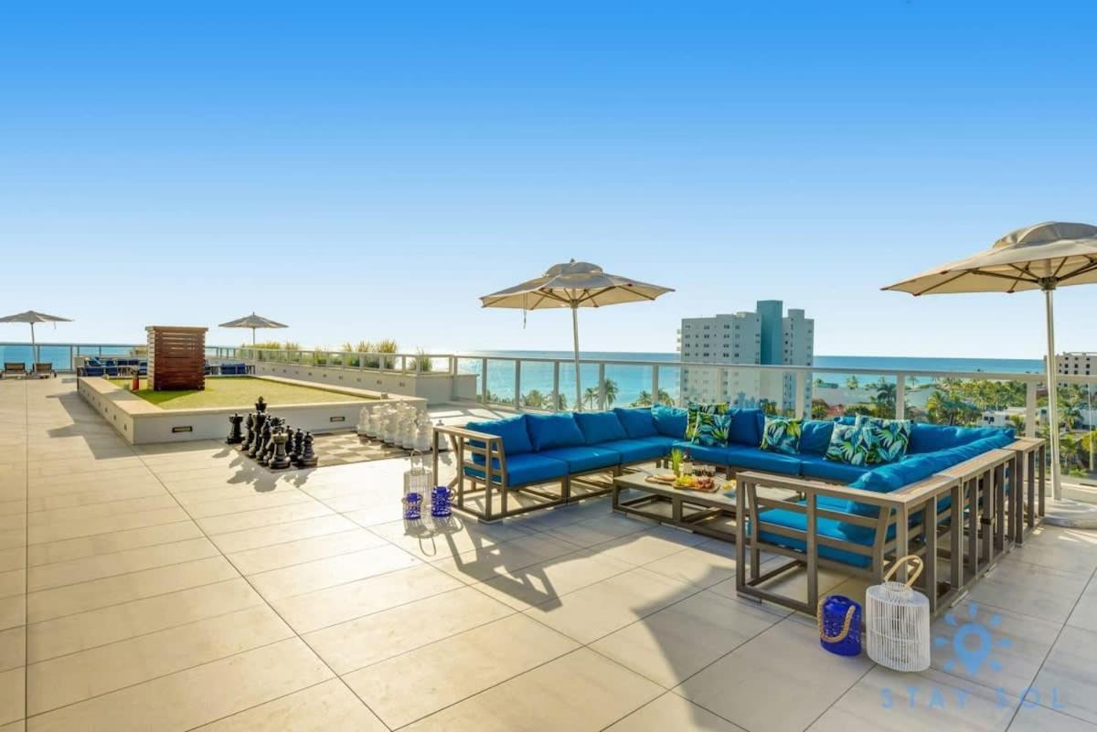 Near Beach - Rooftop Pool - Hot Tub - Broad-Walk Hollywood Dış mekan fotoğraf