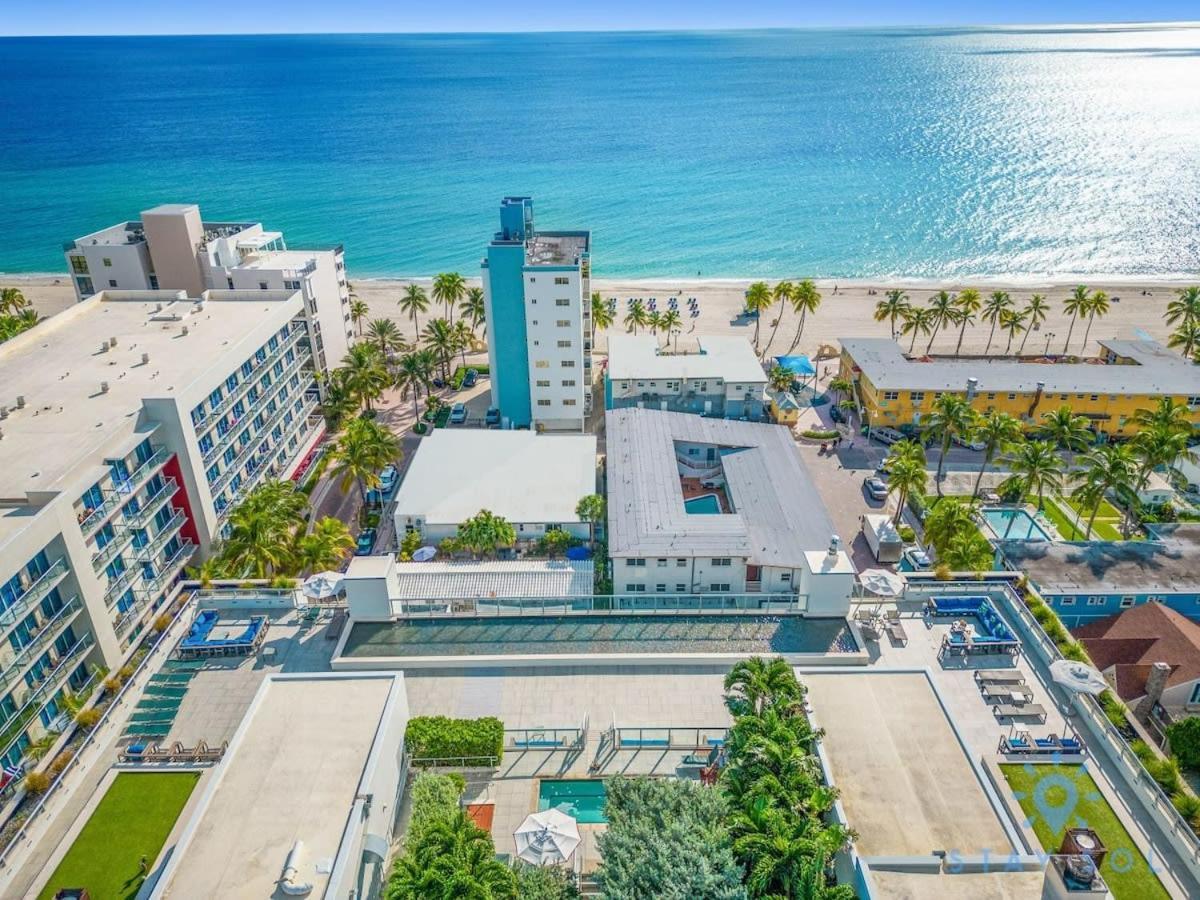Near Beach - Rooftop Pool - Hot Tub - Broad-Walk Hollywood Dış mekan fotoğraf