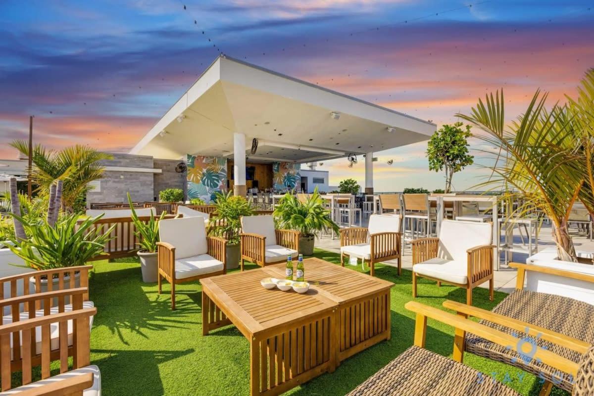 Near Beach - Rooftop Pool - Hot Tub - Broad-Walk Hollywood Dış mekan fotoğraf