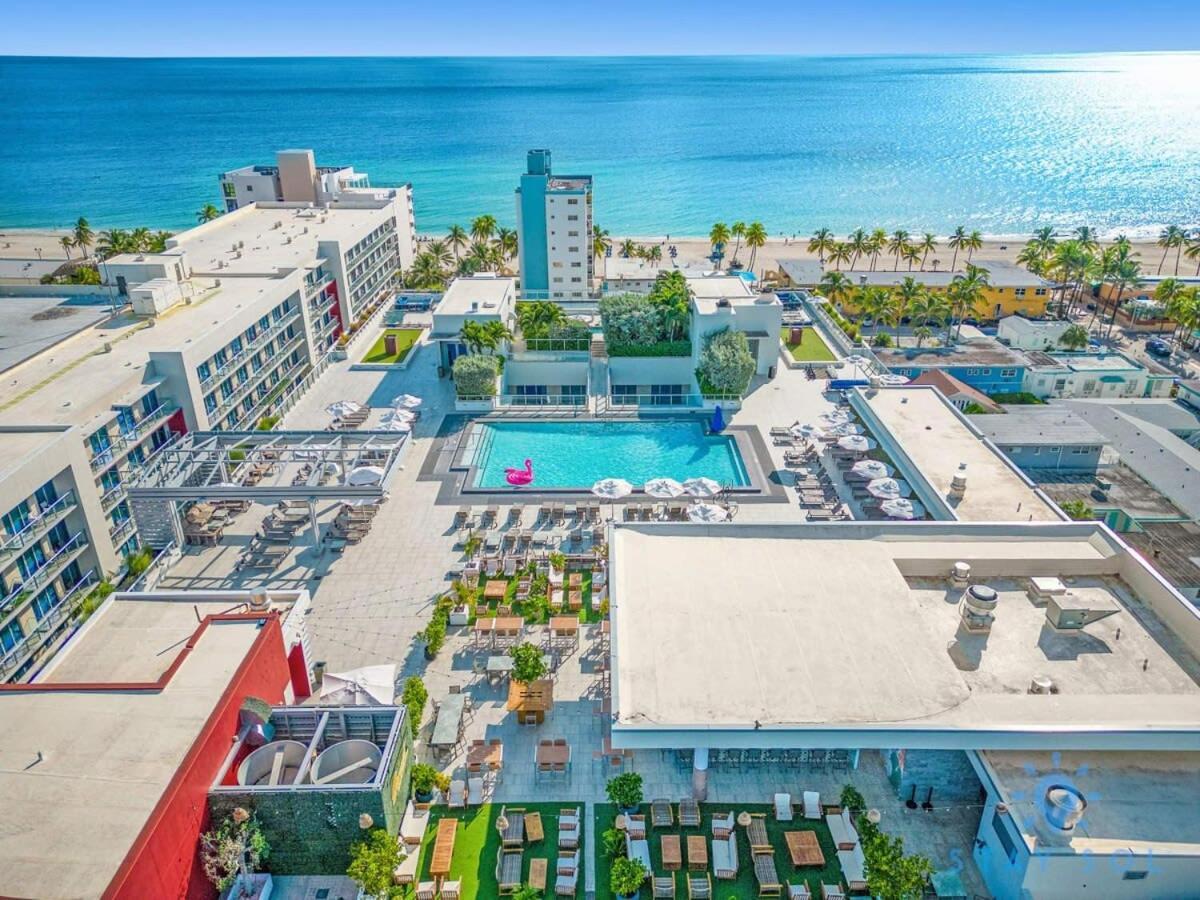 Near Beach - Rooftop Pool - Hot Tub - Broad-Walk Hollywood Dış mekan fotoğraf
