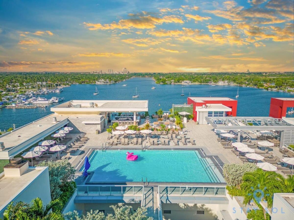 Near Beach - Rooftop Pool - Hot Tub - Broad-Walk Hollywood Dış mekan fotoğraf