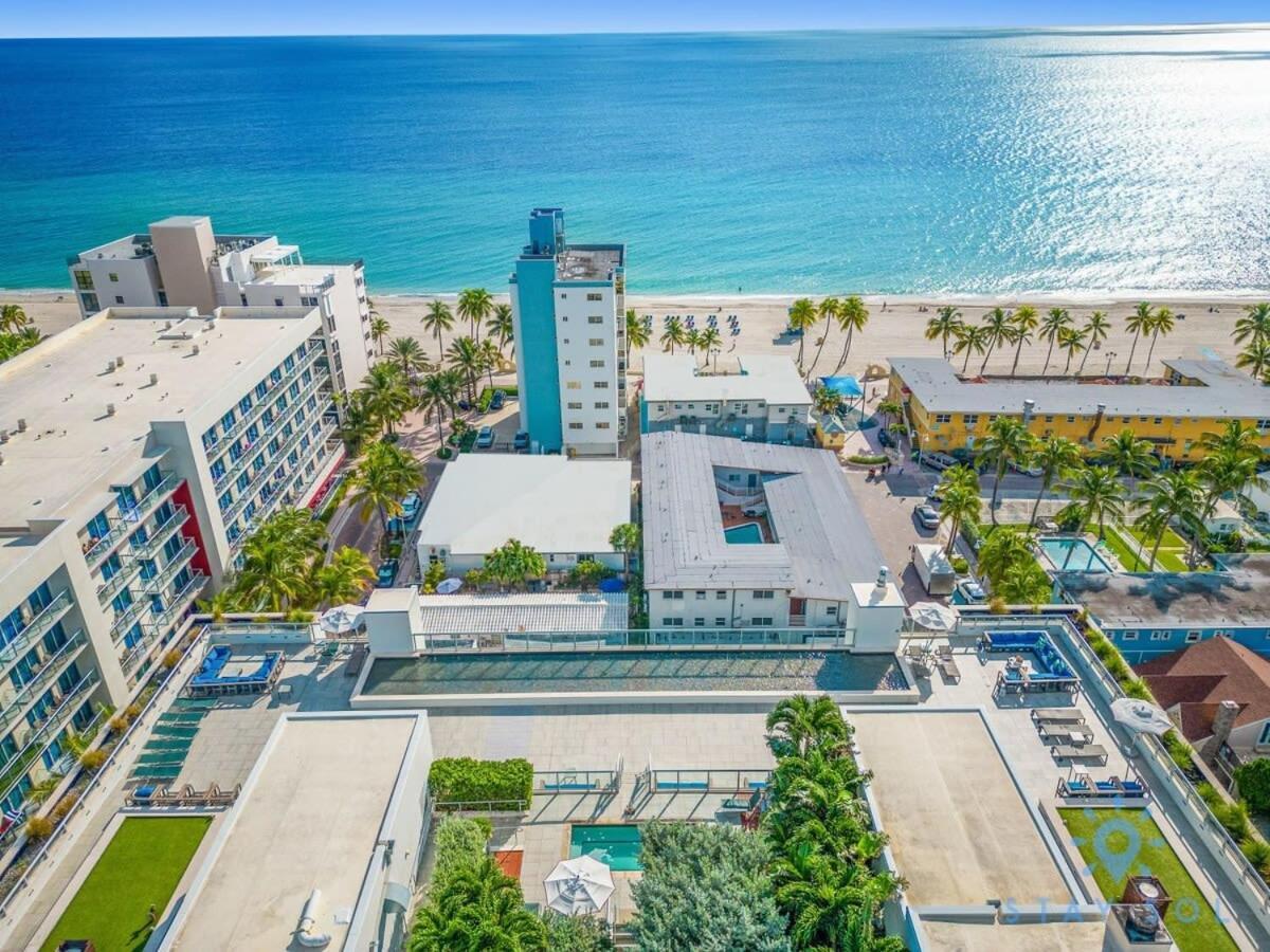 Near Beach - Rooftop Pool - Hot Tub - Broad-Walk Hollywood Dış mekan fotoğraf
